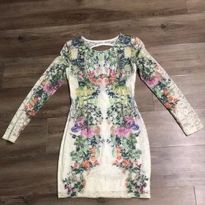 Forever 21 floral lace dress